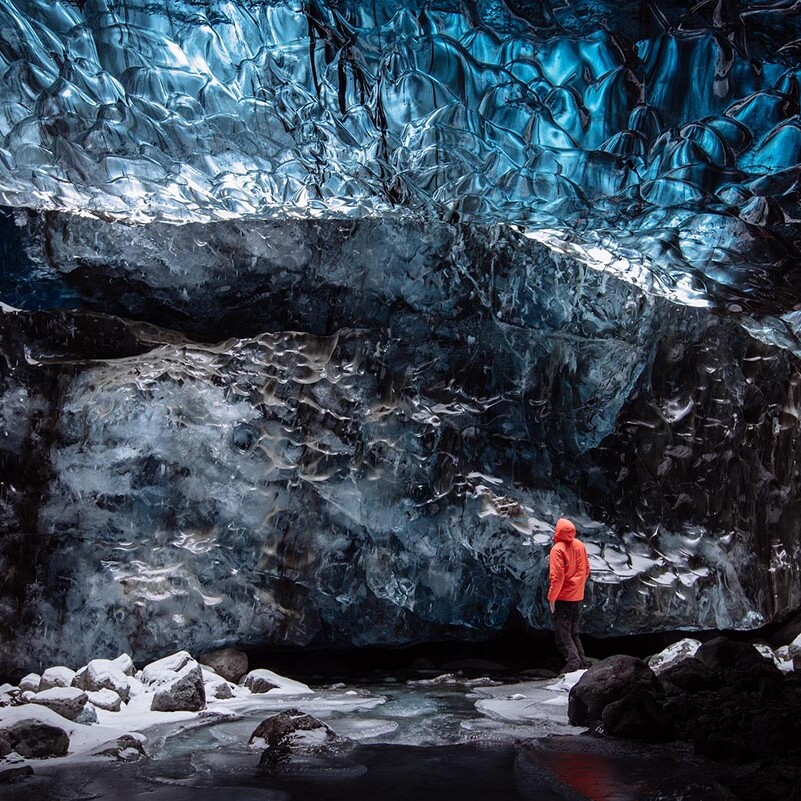 Exclusive crystal blue ice cave tour in Iceland